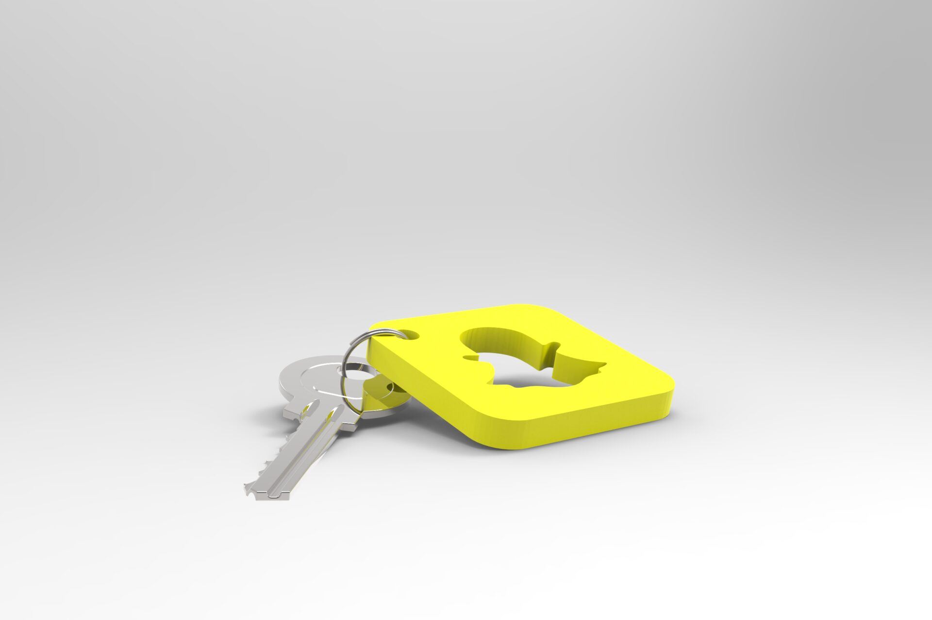 snapchat-logo-key-ring