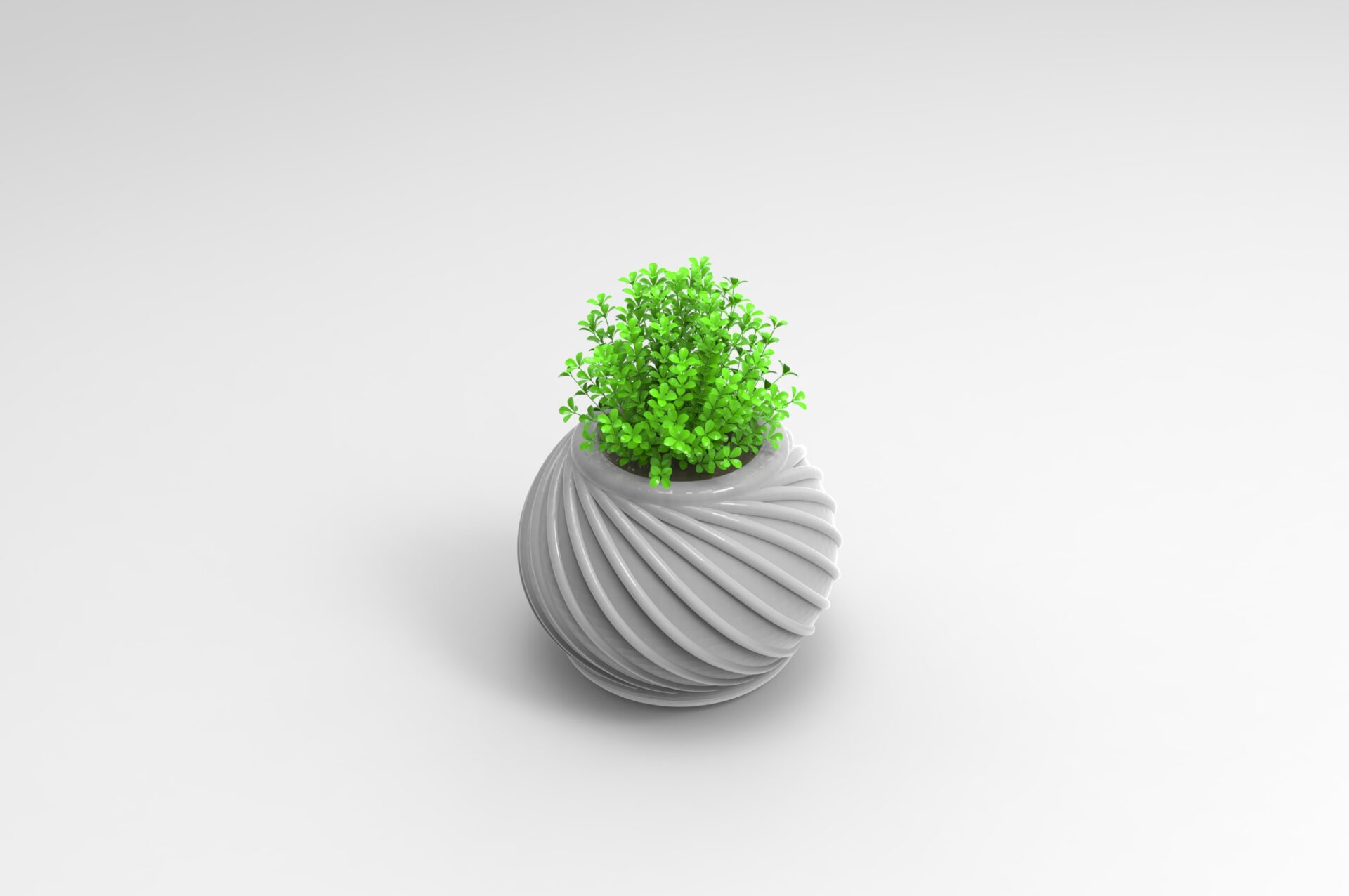 sphere-flowerpot