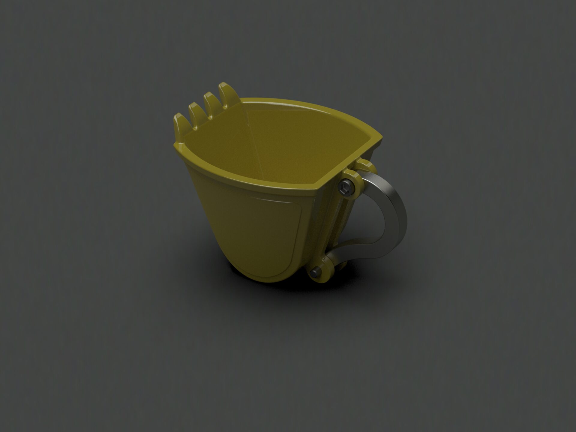 excavator-scoop-cup-yellow